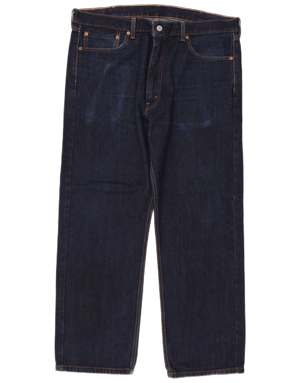 Levi's muške 505 ravne traperice W40 L29 tamnoplavi pamuk