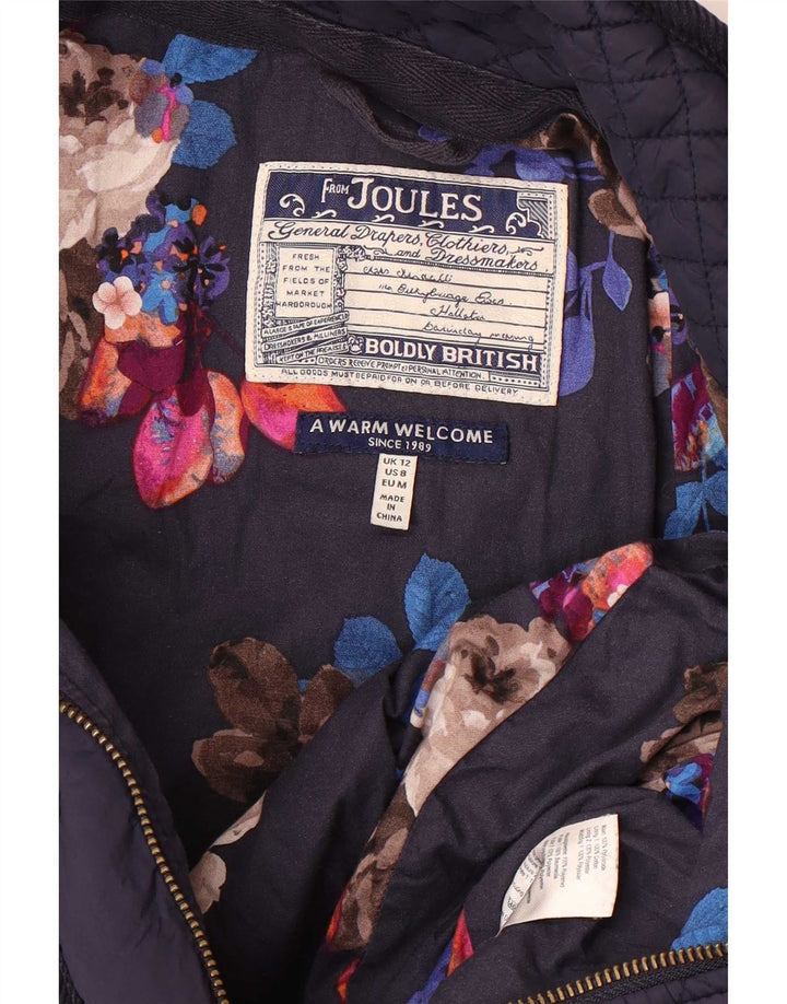 Joules ženska prošivena jakna UK 12 Medium tamnoplavi poliester