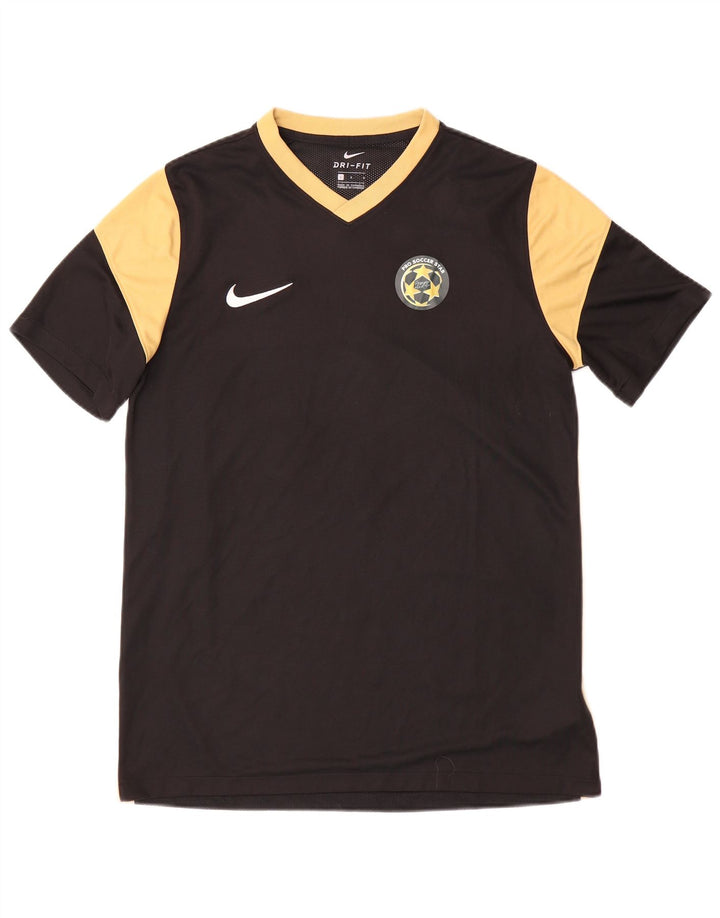Nike Dri Fit majica kratkih rukava, veliki crni poliester