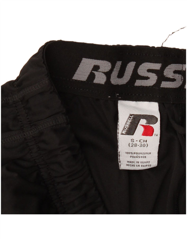 RUSSELL ATHLETIC Muške Dri-Power sportske kratke hlače Male crne poliesterske
