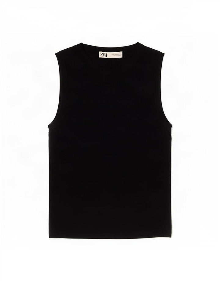 Zara ženski prsluk UK 8 Small tamnoplavi