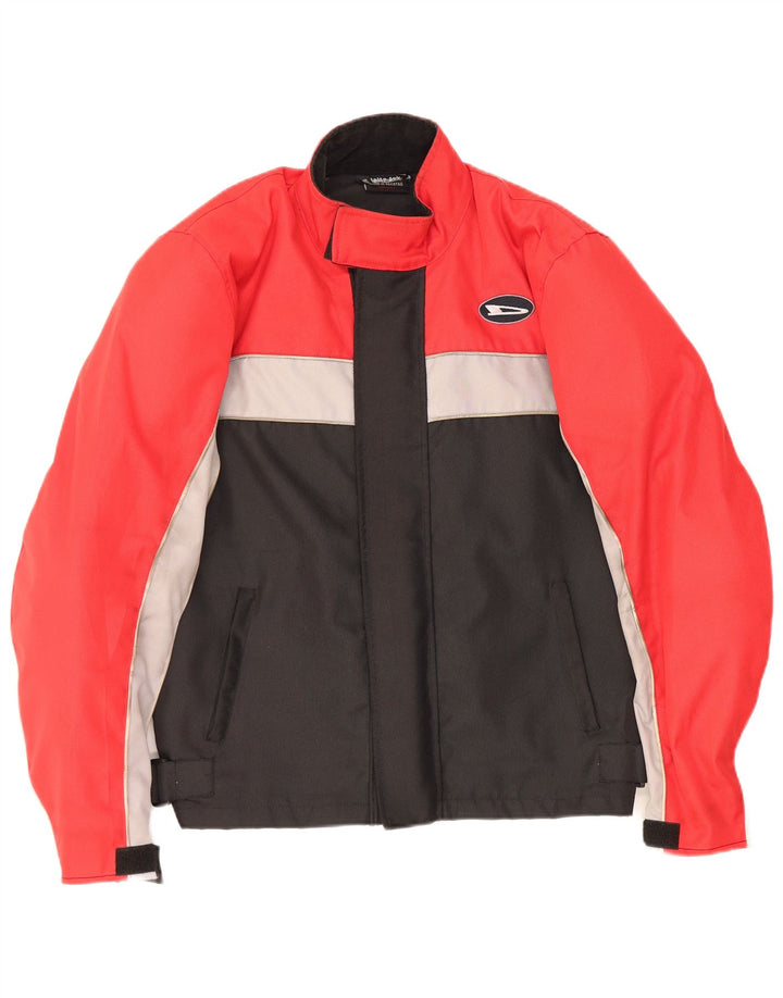 Vintage muška trkačka jakna UK 36 Small Red Colourblock