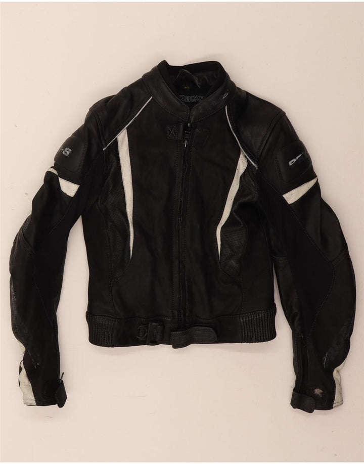 Probiker ženska jakna Crop Racer EU 38 srednje crne boje
