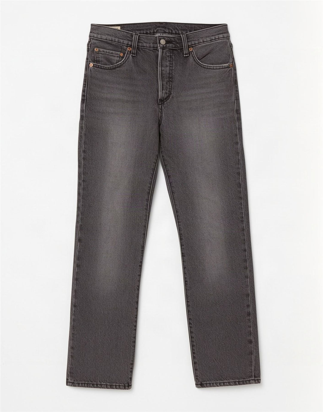 Levi's muške 501 ravne traperice W28 L27 sivi pamuk