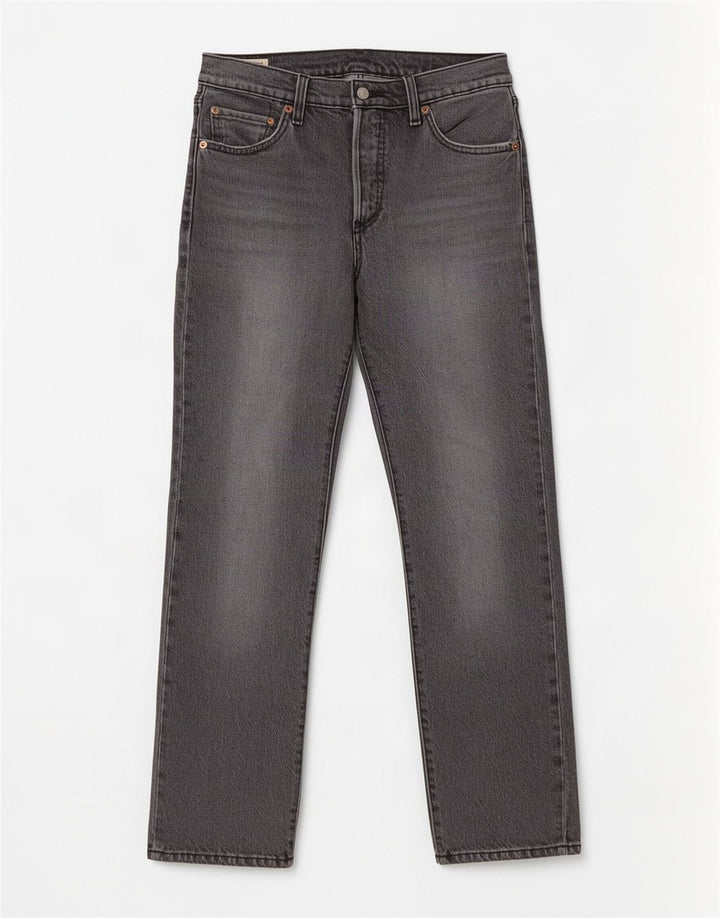 Levi's muške 501 ravne traperice W28 L27 sivi pamuk