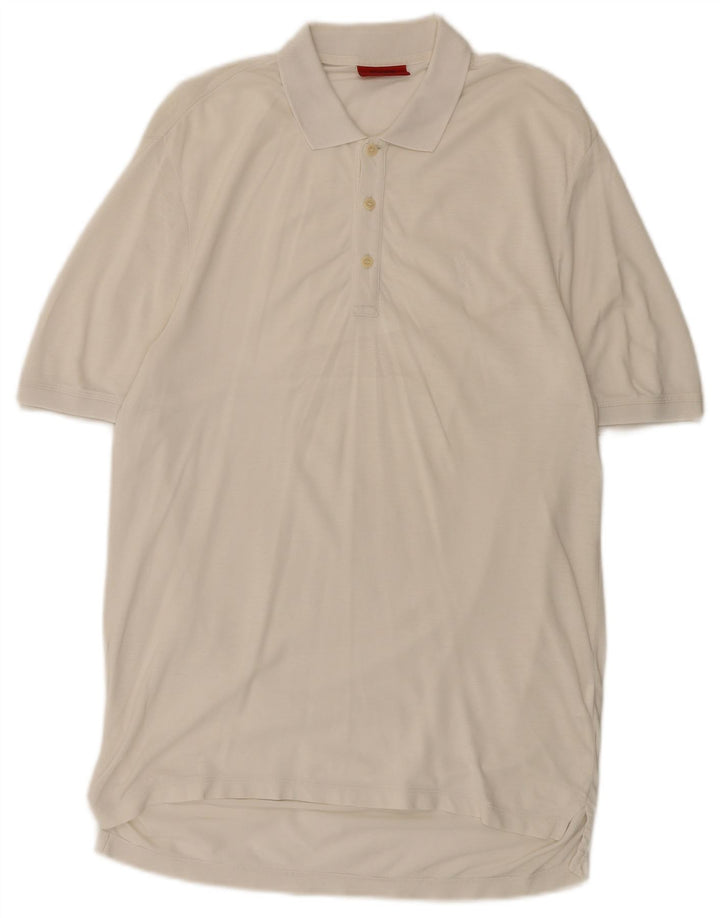 Hugo Boss muška polo majica Mala bijela pamučna