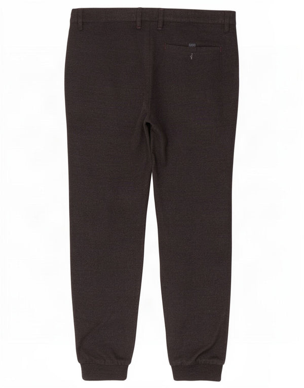 Ted Baker muške chino hlače za trčanje W34 L30 crni poliester