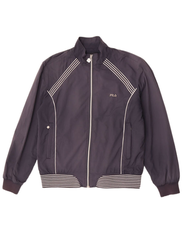 Fila ženska bomber jakna UK 18 XL tamnoplavi prugasti poliester