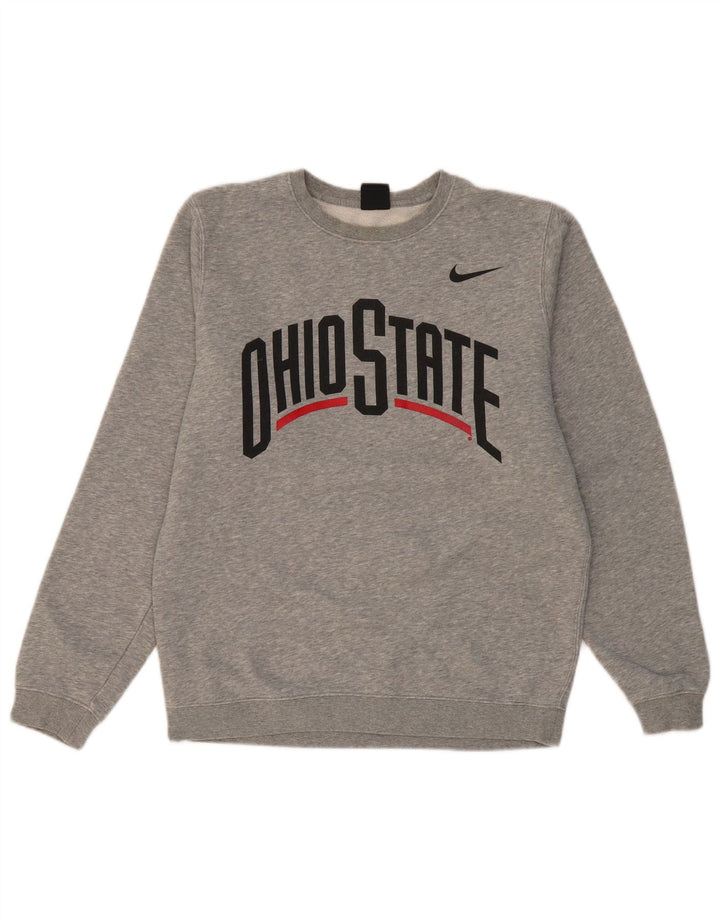 NIKE Muška majica s motivom Ohio State Graphic Mali sivi pamuk