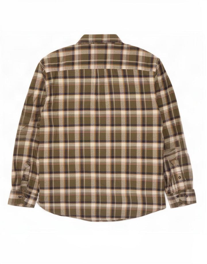 Marks & Spencer muška flanelska košulja 2XL zeleni karirani pamuk
