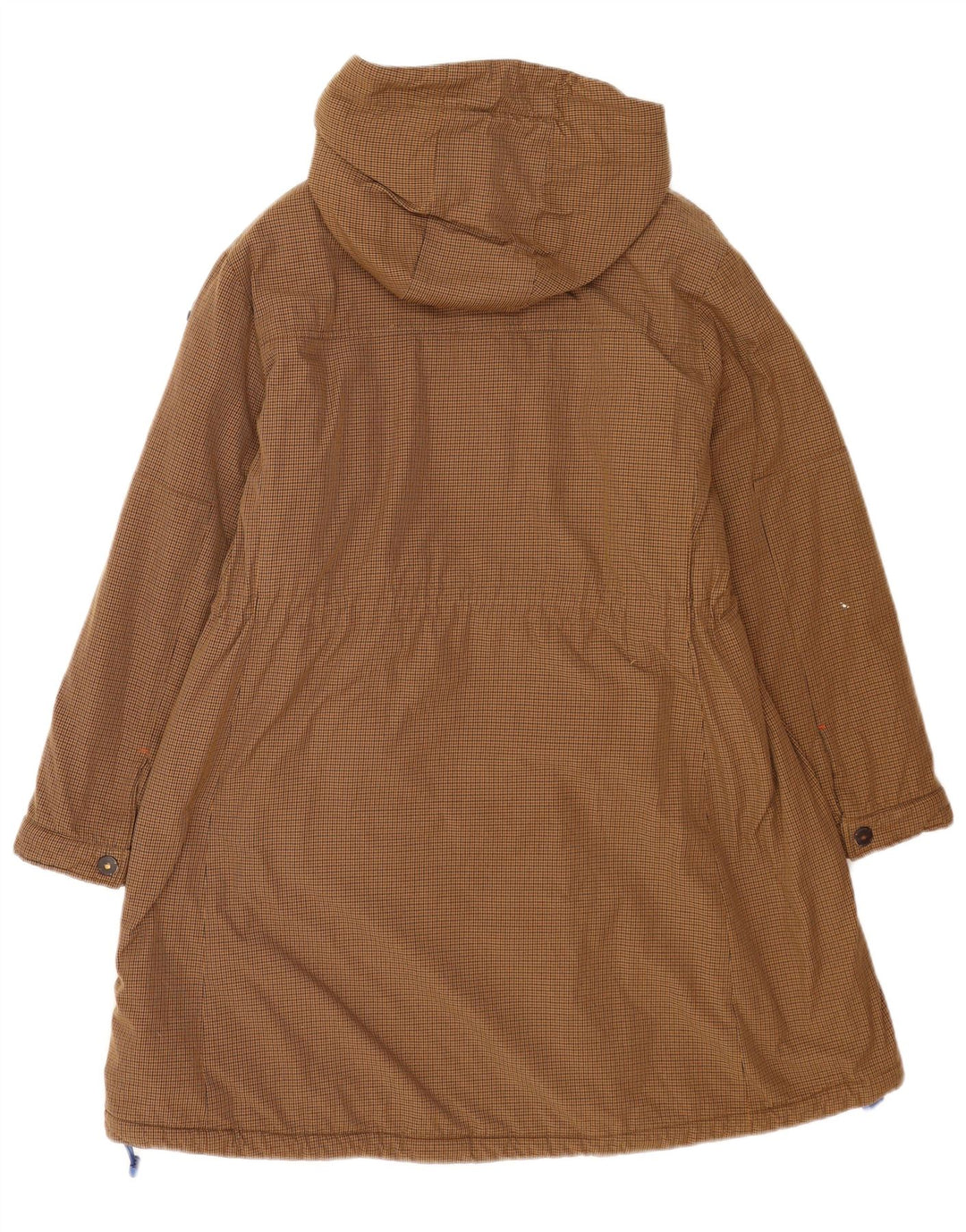 Invicta ženska jakna parka s kapuljačom UK 6 XS smeđa poliamidna houndstooth