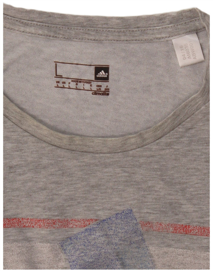 ADIDAS Muška majica kratkih rukava Climalite Graphic Large Grey