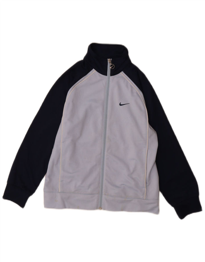 Nike Boys Graphic Trenirka Gornja jakna 8-9 Years Small Blue Colourblock