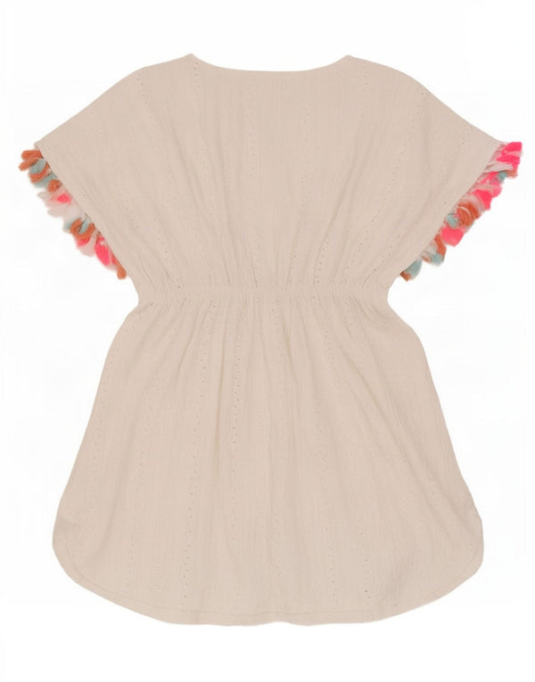Lipsy ženska kaftan haljina za plažu UK 8 Mala bijela