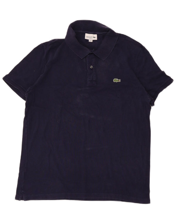 LACOSTE muška uska polo majica veličine 6 XL tamnoplavi pamuk
