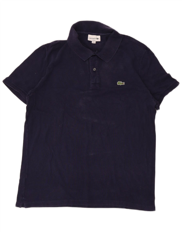 LACOSTE muška uska polo majica veličine 6 XL tamnoplavi pamuk
