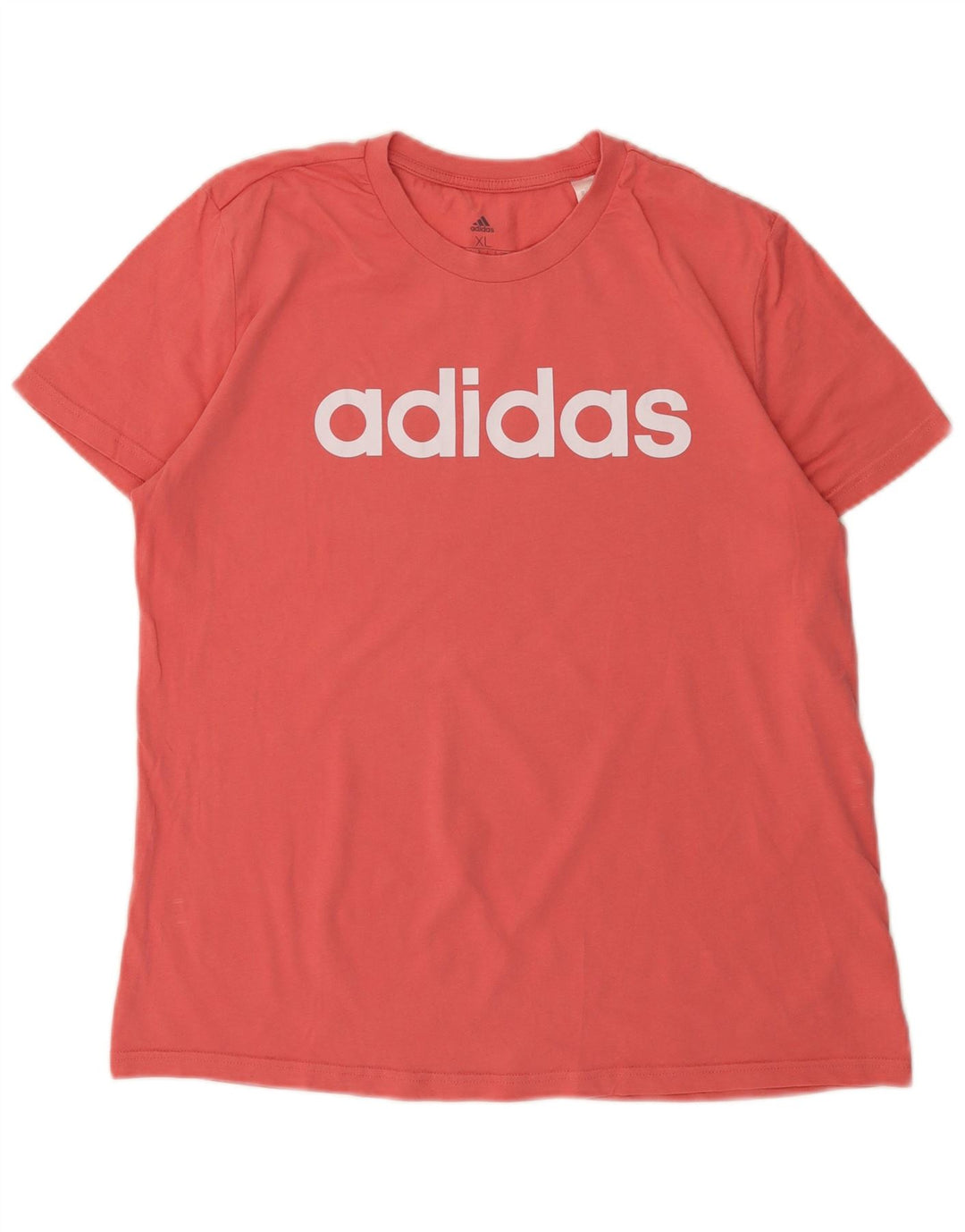 ADIDAS Ženska grafička majica kratkih rukava UK 20/22 XL, ružičasti pamuk