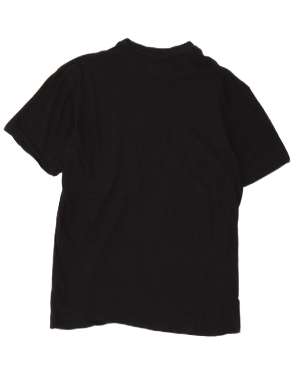 KAPPA Ženska majica kratkih rukava s grafičkim motivima UK 14 Veliki crni pamuk