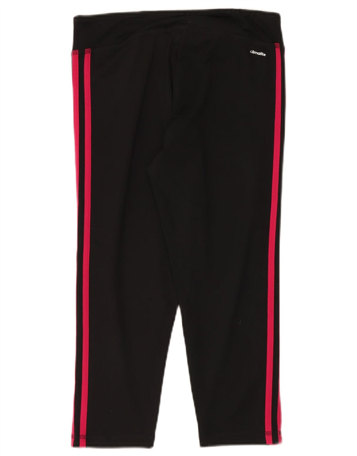 Adidas ženske Climalite kratke tajice UK 12/14 Srednje crni poliester
