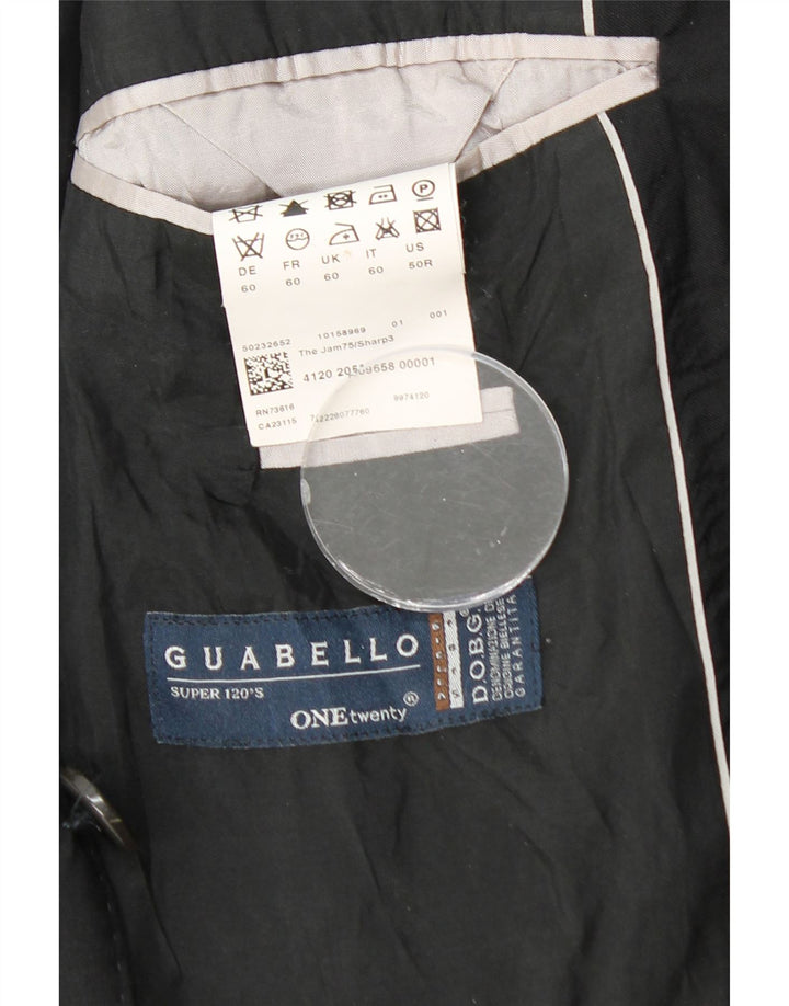 HUGO BOSS Muška jakna sa 2 gumba Guabello UK 40 Velika crna viskoza