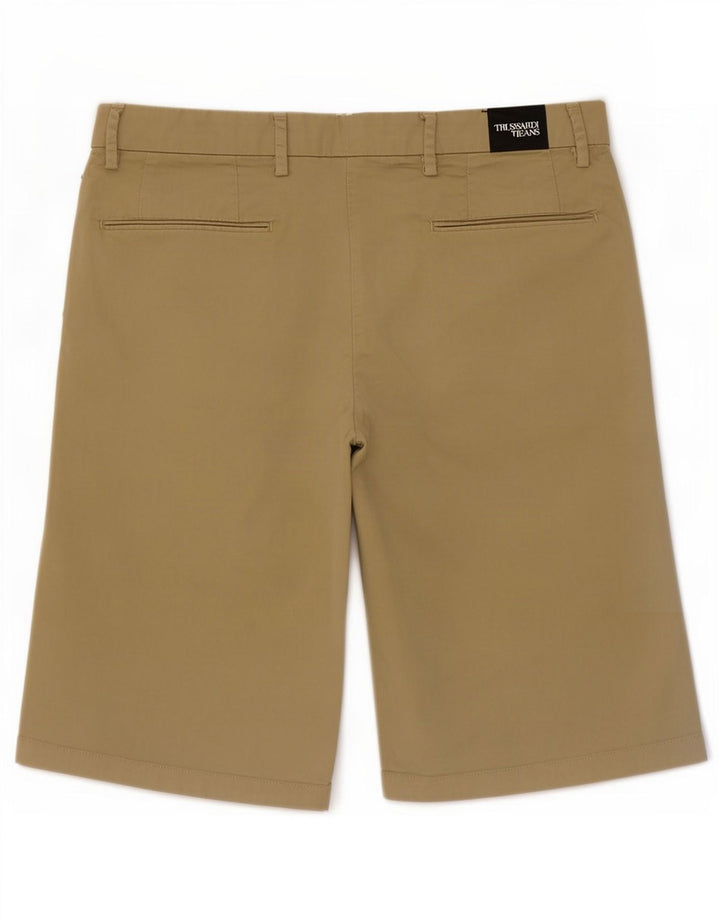 Trussardi ženske kratke chino hlače W30 srednje bež pamuk