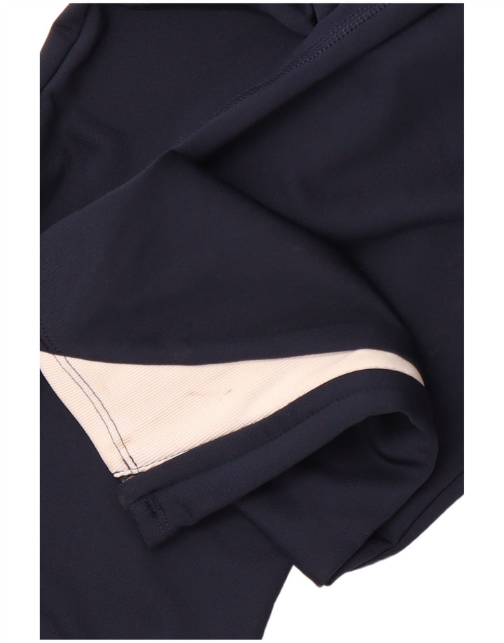 NIKE muške Dri Fit Slim Fit hlače za trenirku, velike tamnoplave poliesterske hlače