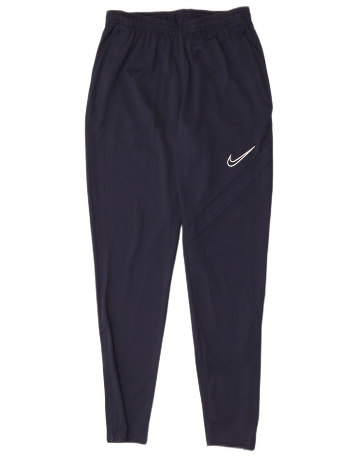 Nike muške hlače za trenirku male tamnoplave poliesterske