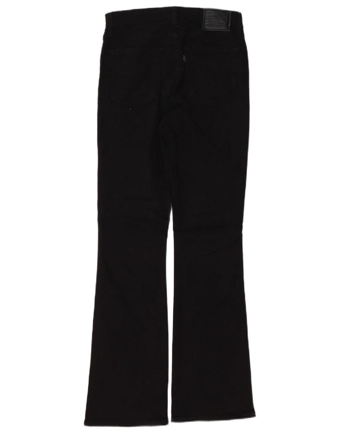 LEVI'S Ženske 725 traperice visokog struka W28 L30 crni pamuk