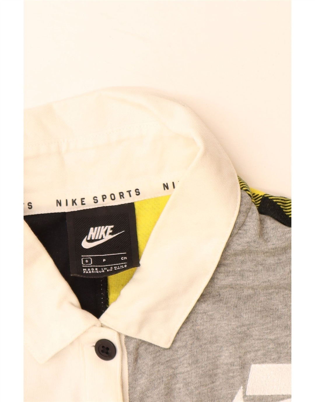 NIKE ženska velika kraća polo majica za ragbi UK 10 mala višebojna