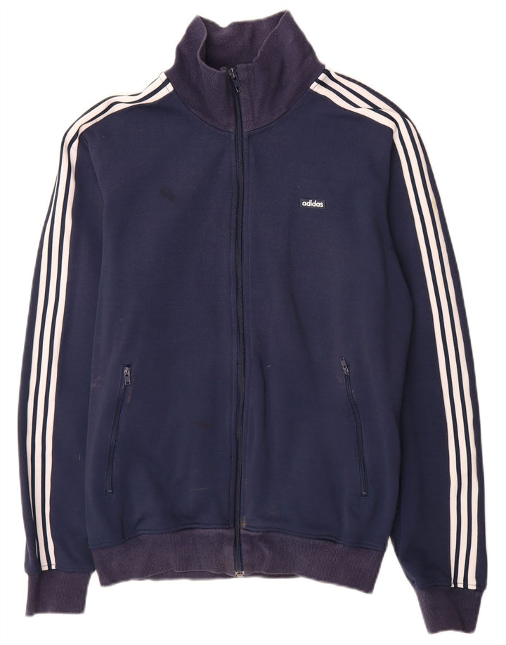 Adidas muška gornja jakna od trenirke Medium tamnoplavi poliester