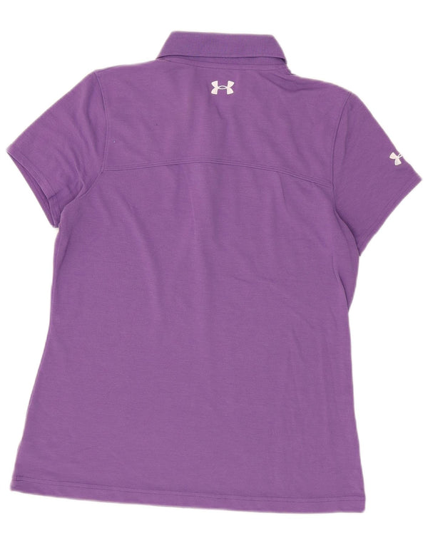 Under Armour ženska polo majica Heat Gear UK 16 veliki ljubičasti poliester