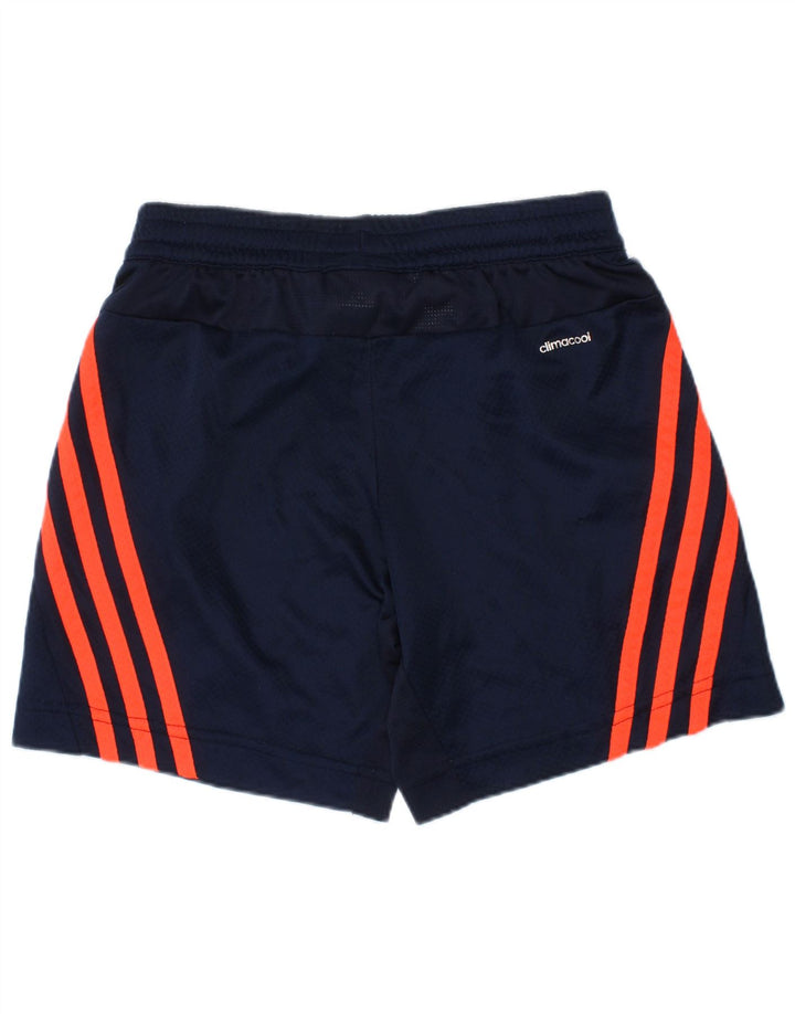 ADIDAS Boys Climacool Sport Shorts 5-6 Years  Navy Blue Polyester
