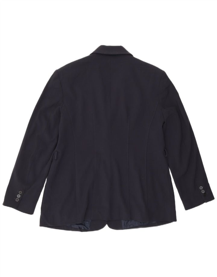 Zara ženski sako jakna UK 18 XL tamnoplavi poliester