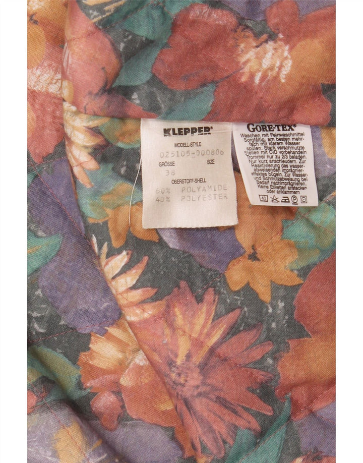 KLEPPER Ženski Gore-Tex veliki podstavljeni kaput EU 38 srednje sivi poliamid