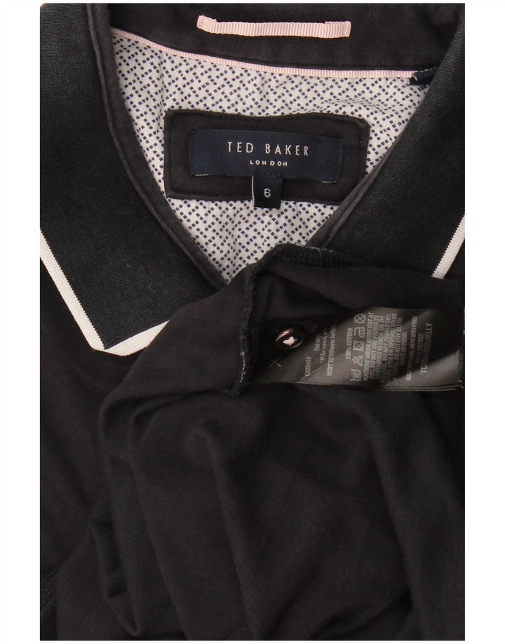 Ted Baker muška polo majica veličina 6 2XL crni pamuk