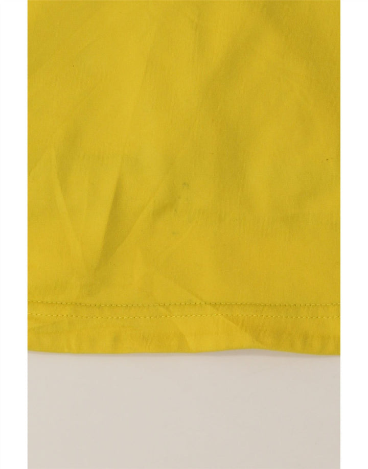 NIKE Womens Dri Fit Tracksuit Top Jacket UK 14 Medium Yellow Colourblock Vintage Nike and Second-Hand Nike from Messina Hembry 