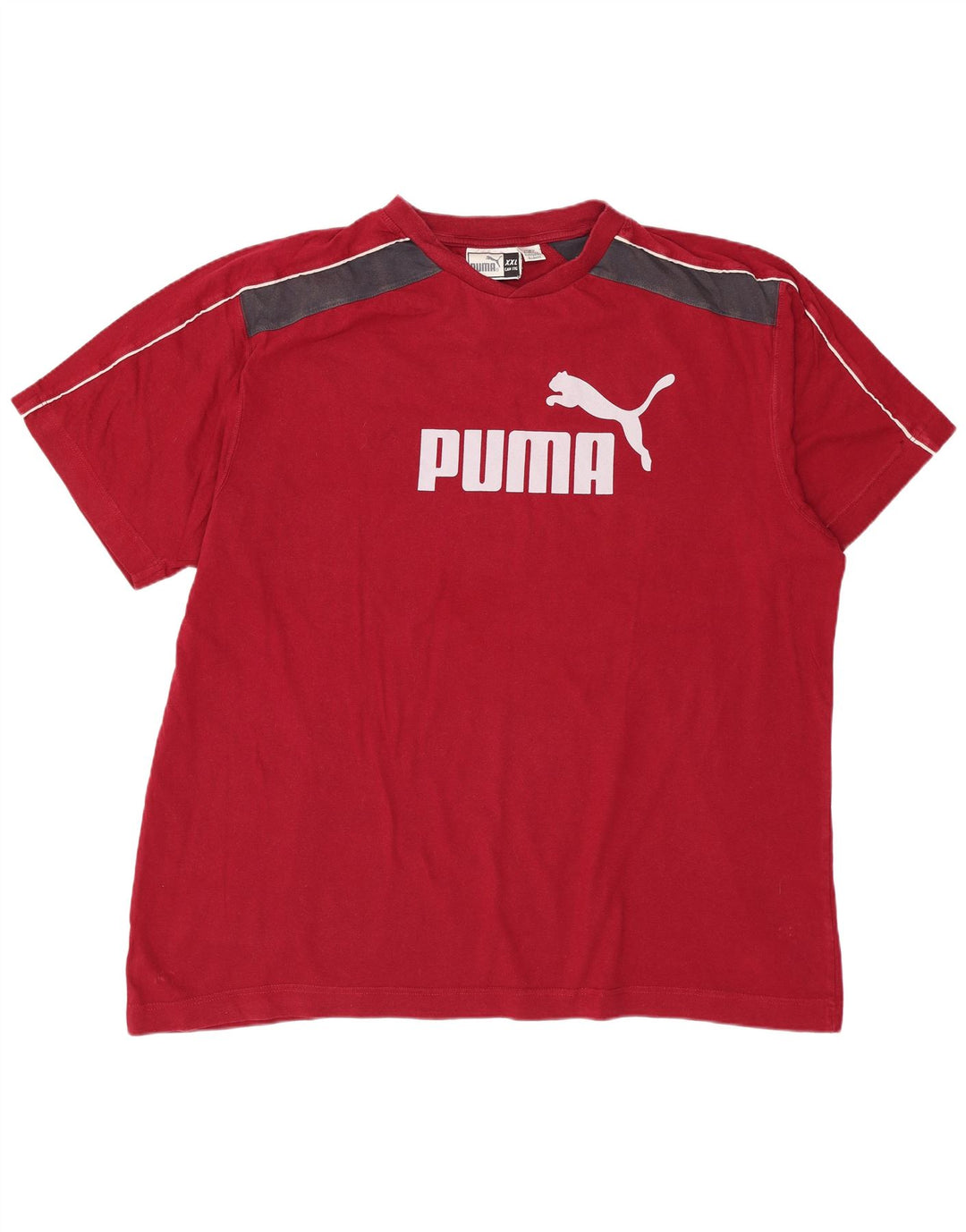 PUMA Muška majica s grafičkim motivima 2XL Red Colourblock