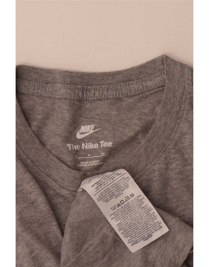 Nike Muška majica kratkih rukava Mala Siva Pamuk