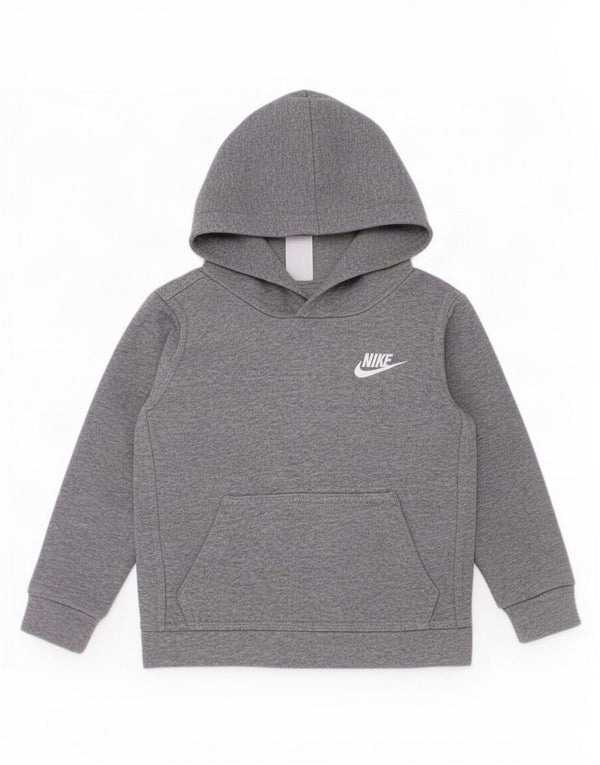Nike majica s kapuljačom za dječake 2-3 godine, sivi flekasti pamuk