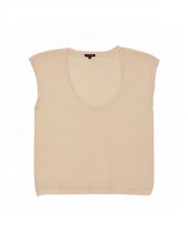 Ženski prsluk Massimo Dutti UK 14 srednje bijele boje