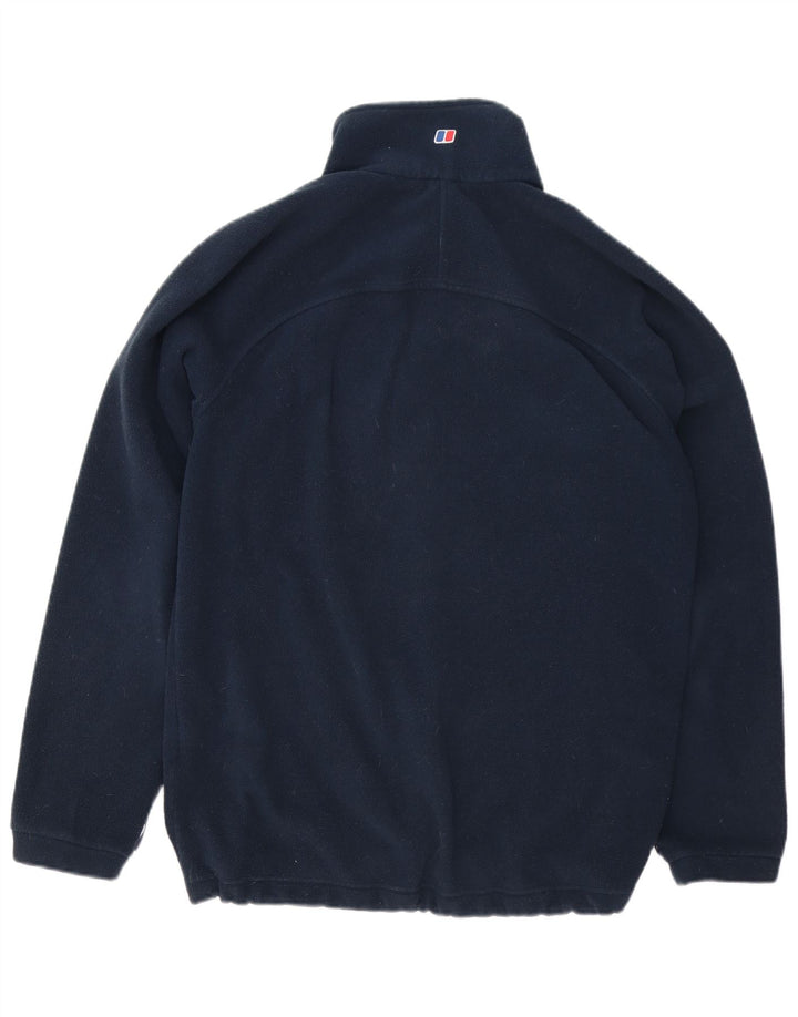 Berghaus muška jakna od flisa UK 40 veliki tamnoplavi poliester