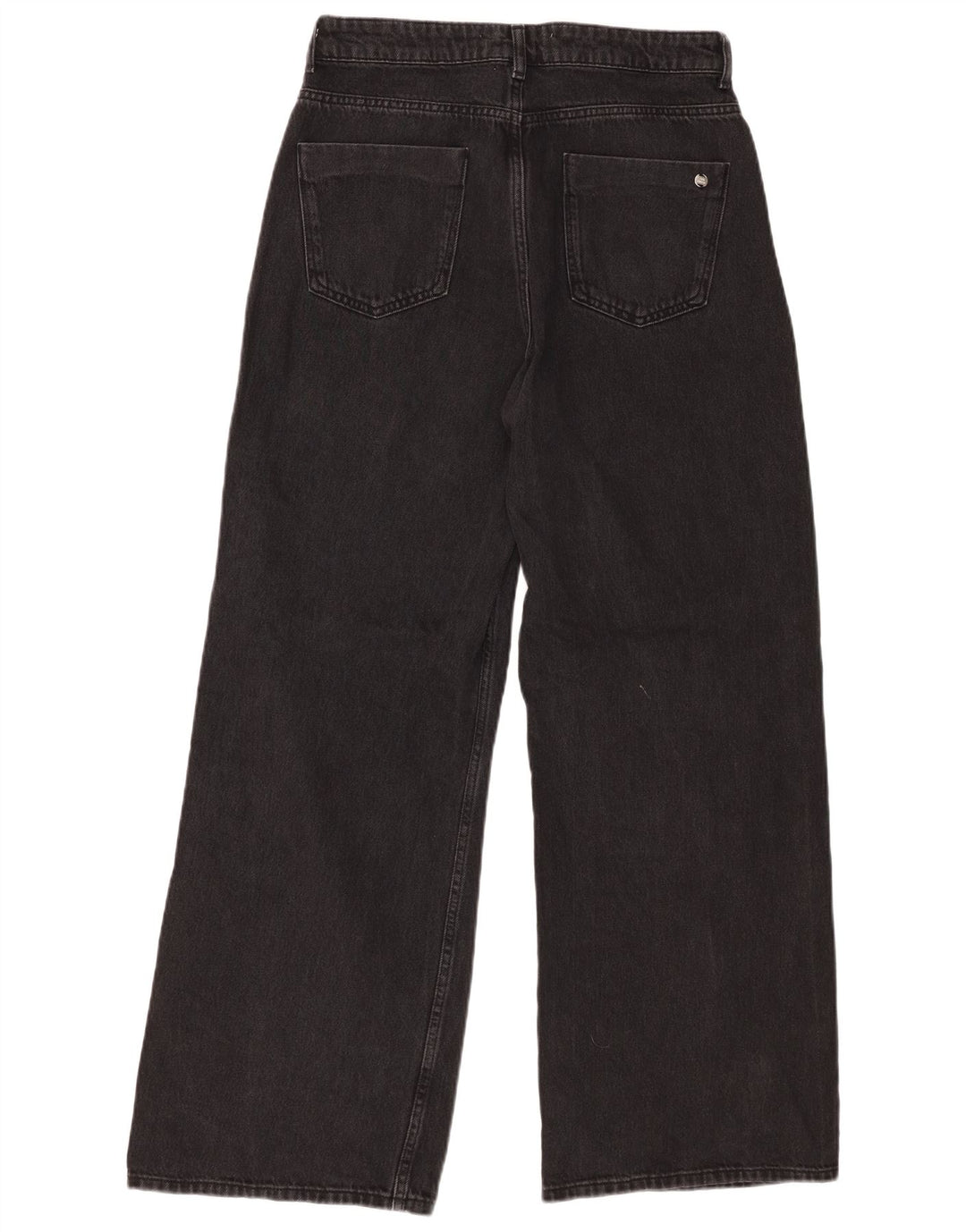 Zara ženske široke traperice EU 40 srednje W30 L31 crne