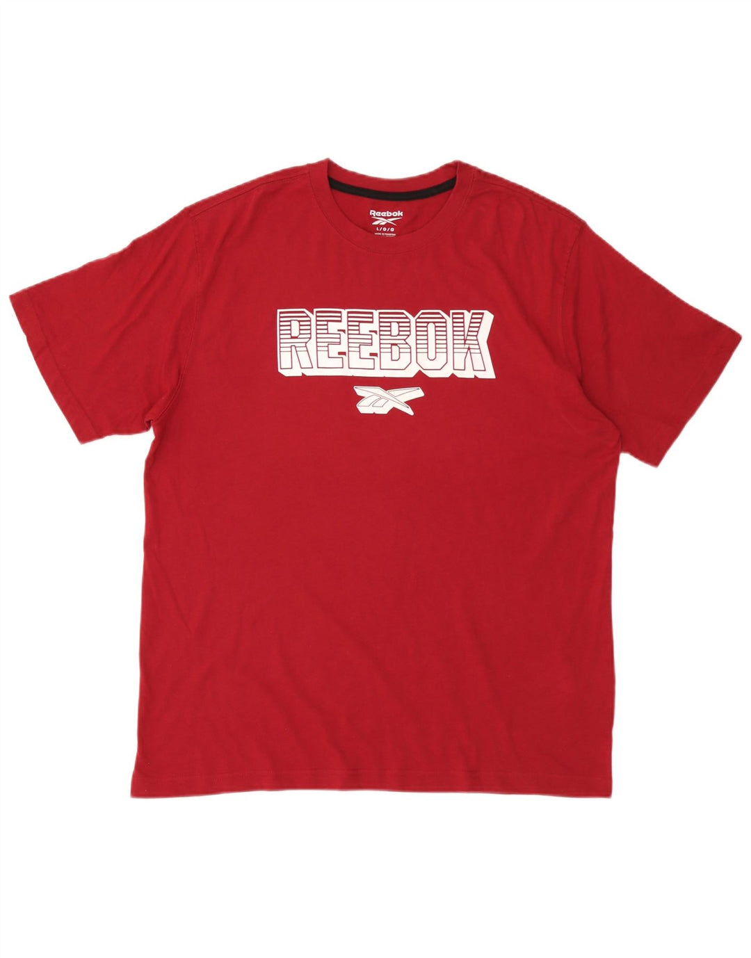 Reebok muška majica s grafičkim motivima, veliki crveni pamuk