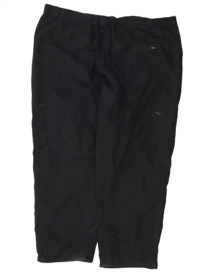 MOUNTAIN WAREHOUSE Muške ravne Cargo hlače W44 L27 crni poliester