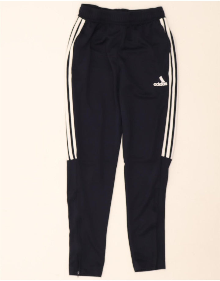 Adidas muške Aeroready hlače za trenirku Srednje tamnoplavi poliester