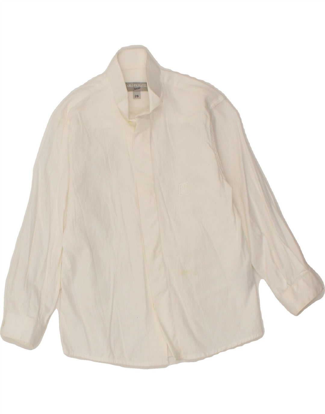 CARLO PIGNATELLI Boys Shirt 3-4 Years White Cotton Vintage Carlo Pignatelli and Second-Hand Carlo Pignatelli from Messina Hembry 