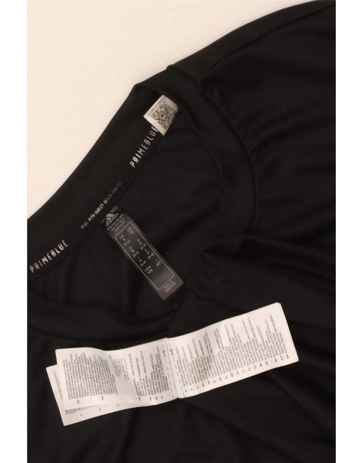 Adidas ženska majica kratkih rukava s grafičkim motivima UK 12/14 Srednje crni poliester