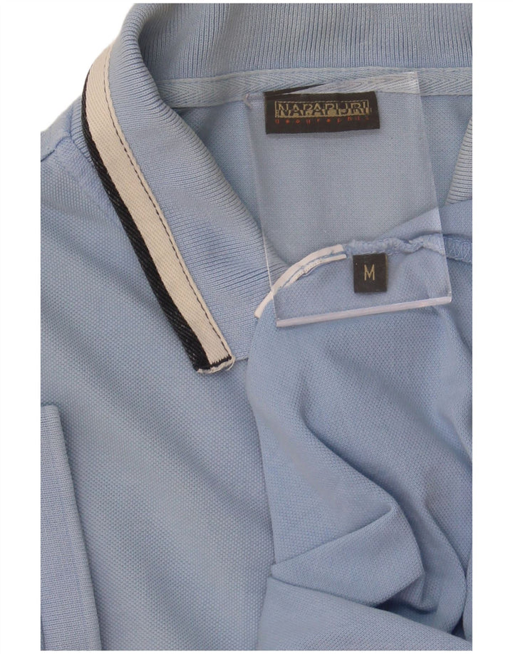 NAPAPIJRI Mens Polo Shirt Medium Blue
