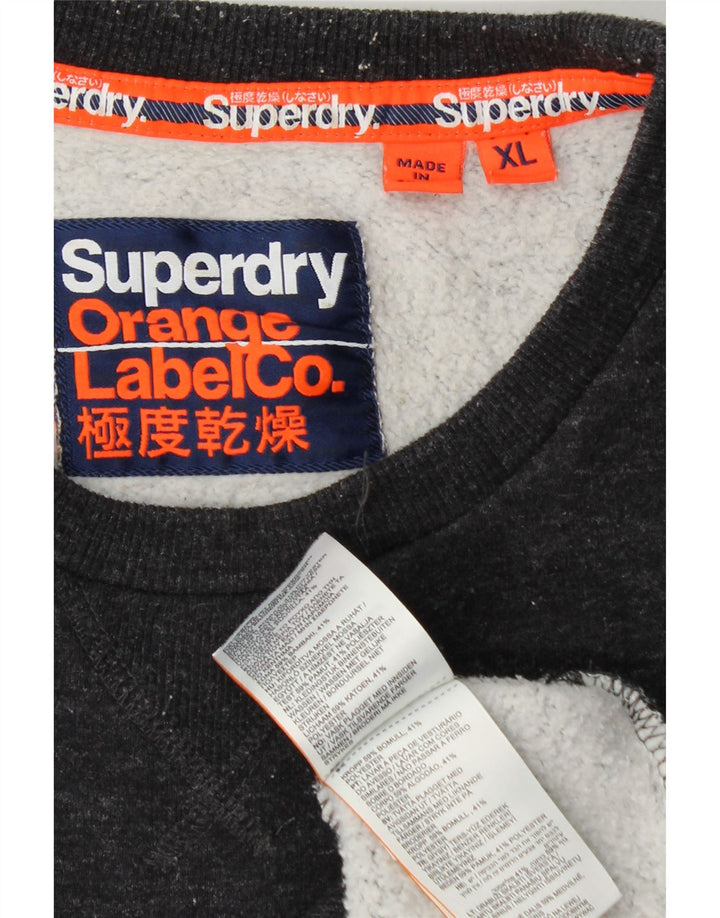 SUPERDRY muški džemper XL tamnoplavi pamuk