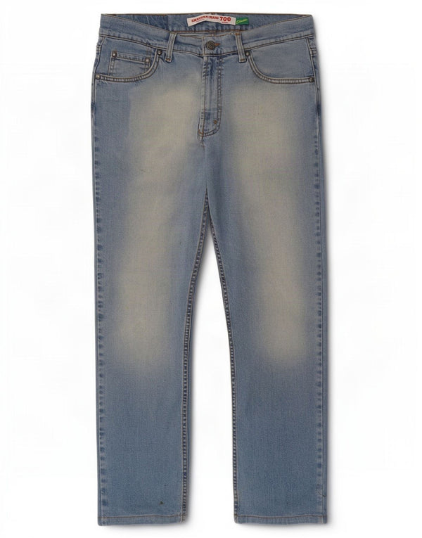 Carrera Mens 700 Regular Fit Straight Jeans IT 50 Large W34 L30 Plava